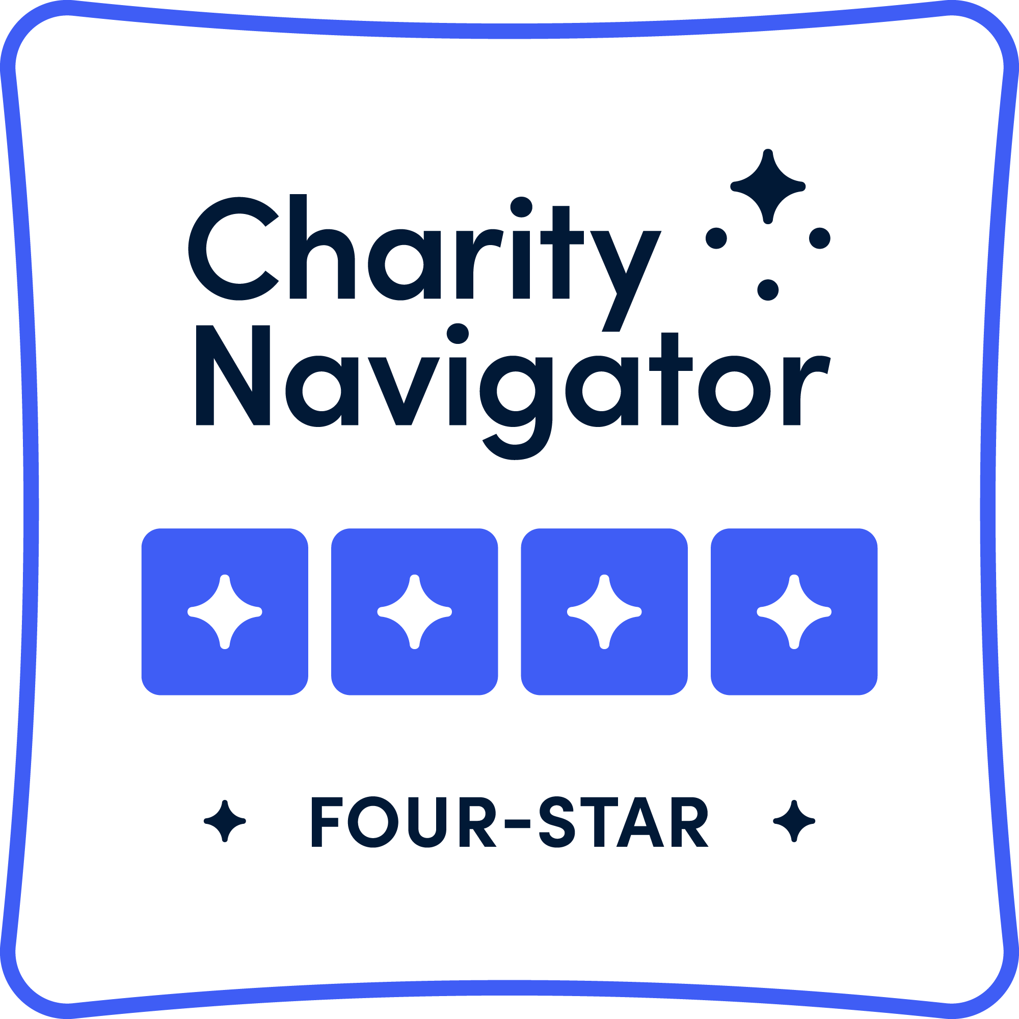 Charity Navigator Four-Star Rating Badge